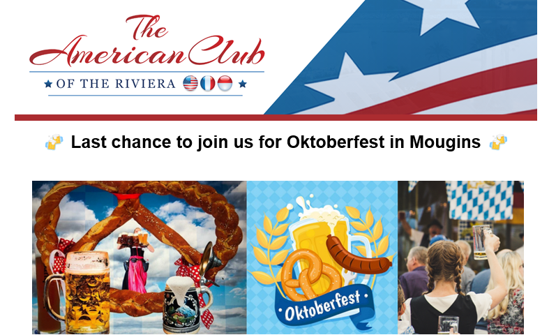 Last Chance To Join Us For Oktoberfest